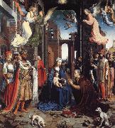 Jan Gossaert Mabuse THe Adoration of the Kings oil on canvas